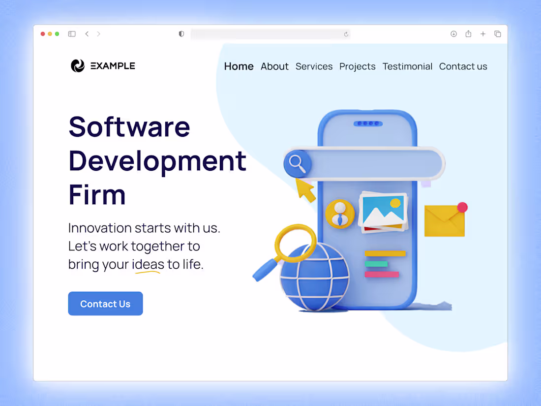Cover image for SaaS Landing Page Design