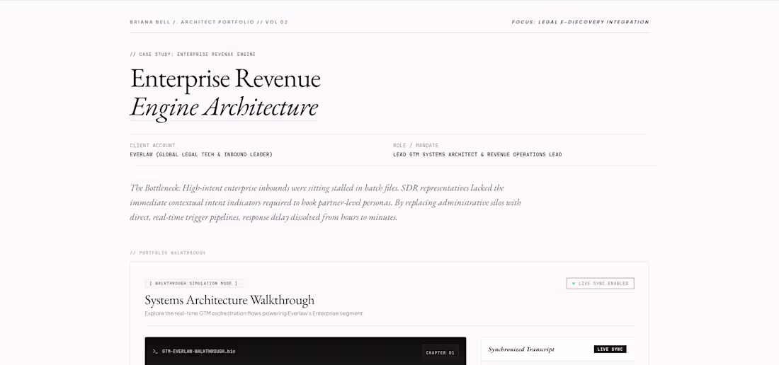 Cover image for Enterprise Revenue Engine Architecture