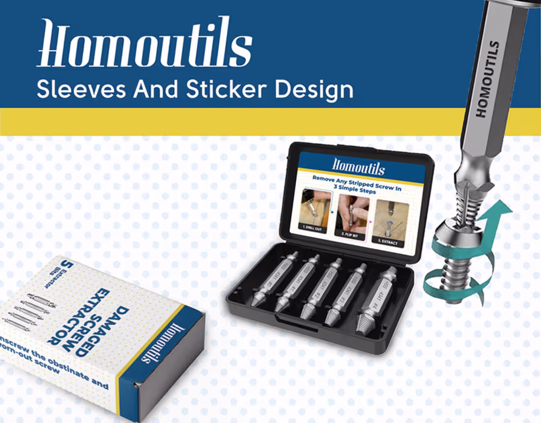 Cover image for Product Sleeve & Sticker Design