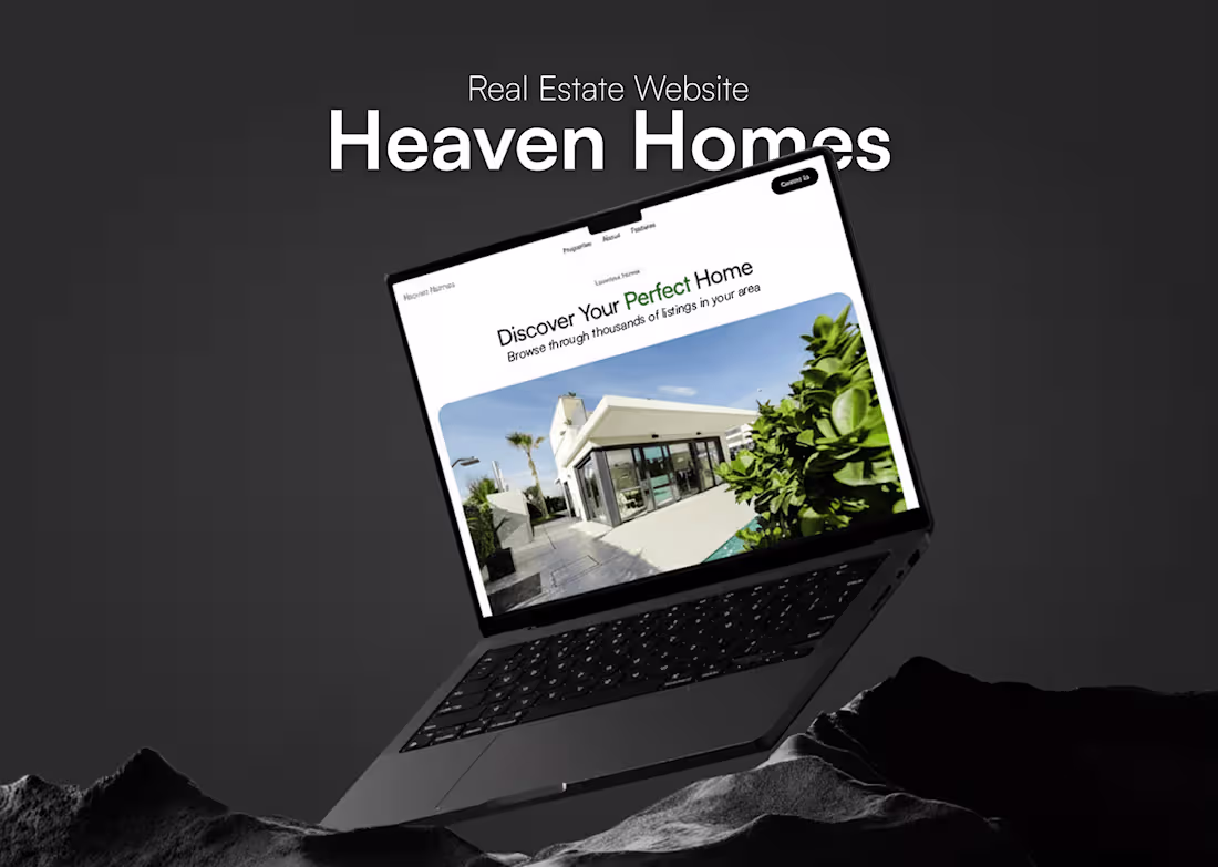 Cover image for Heaven Homes Website Design & Development