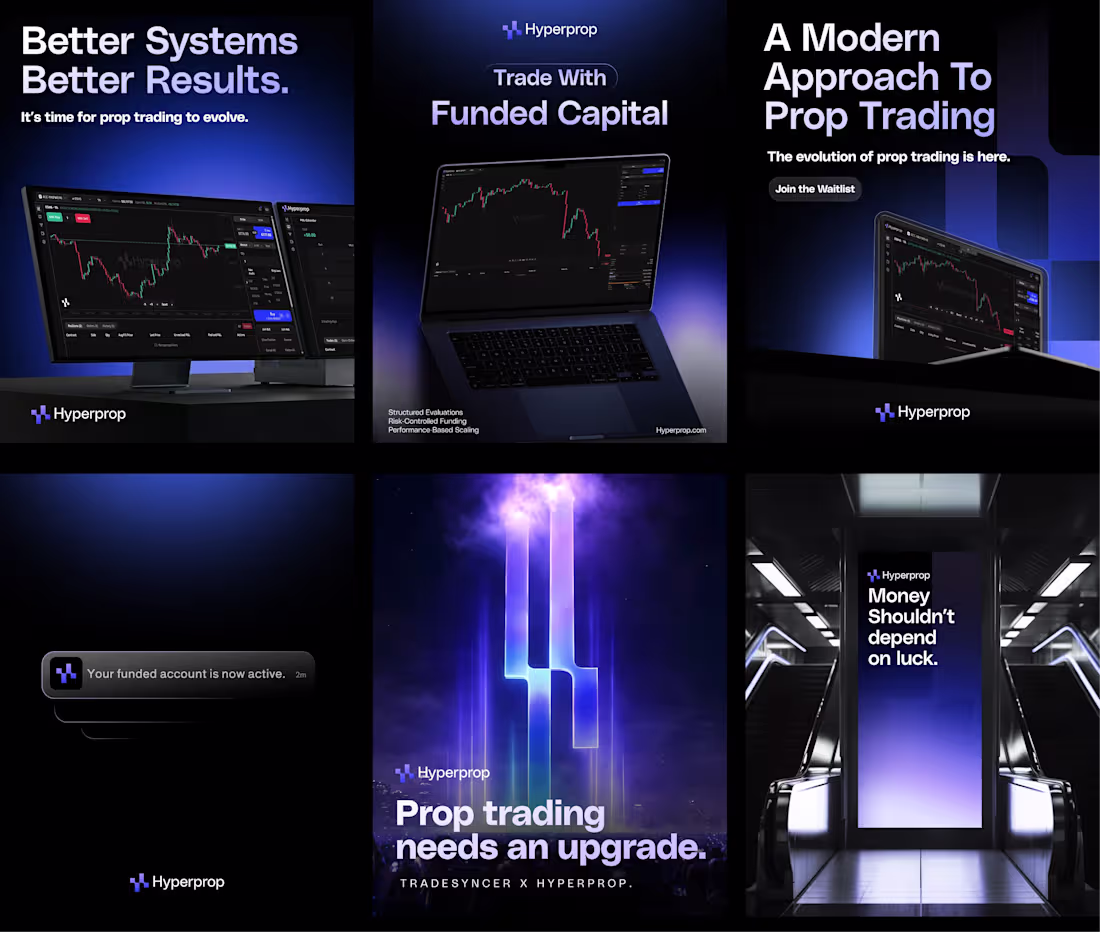 Cover image for Hyperprop | Fintech Branding & Visual Identity