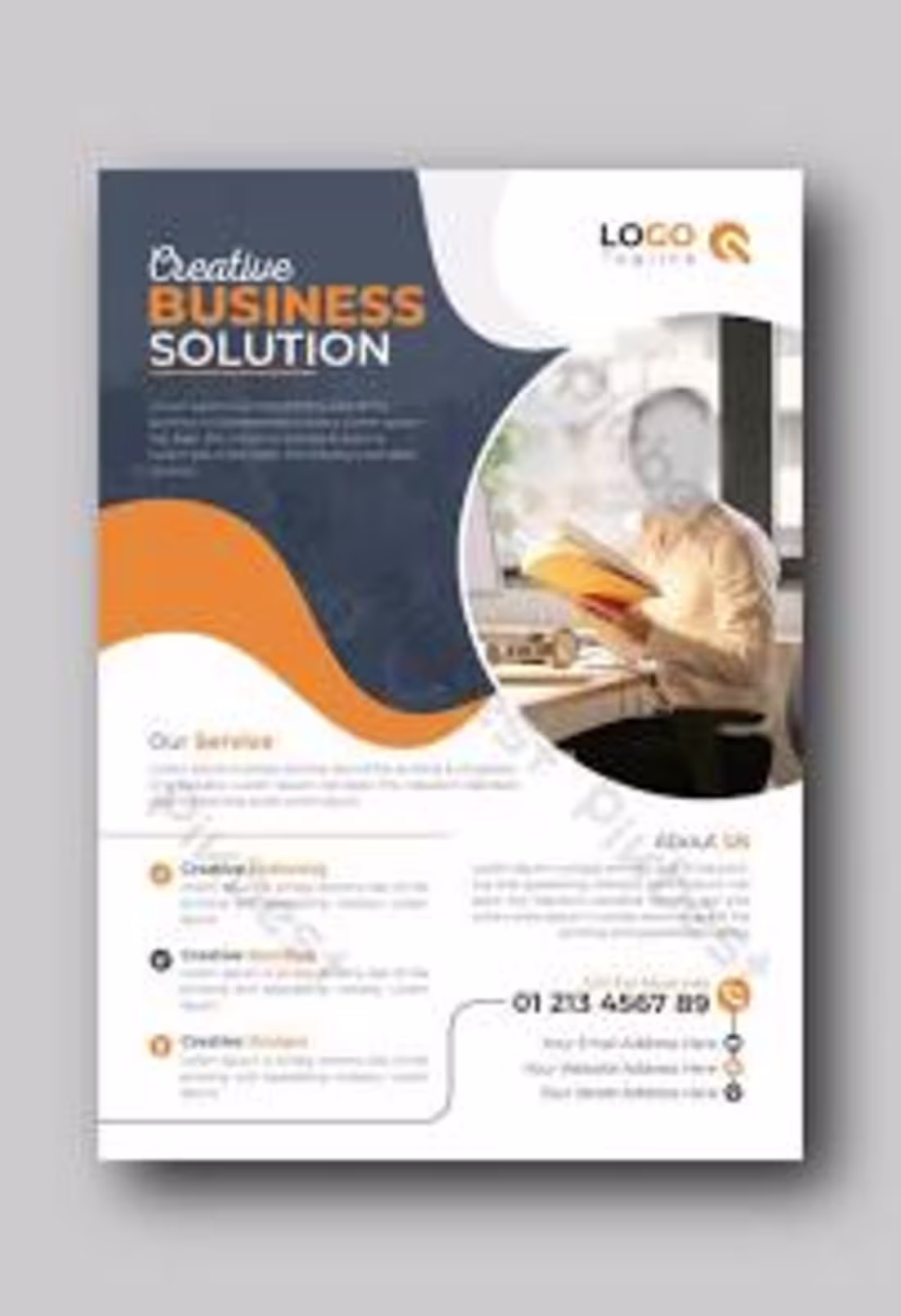 Cover image for brochure design