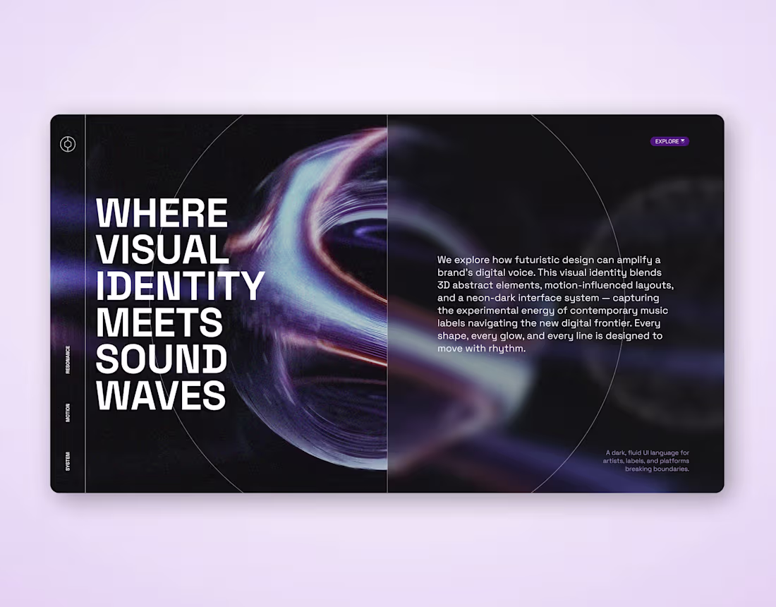 Cover image for Futuristic Presentation Slide – Abstract 3D