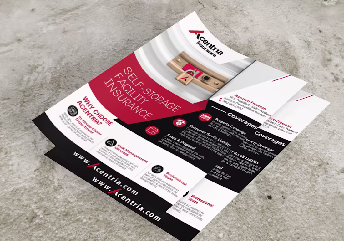 Cover image for Self-Storage Facility Flyer