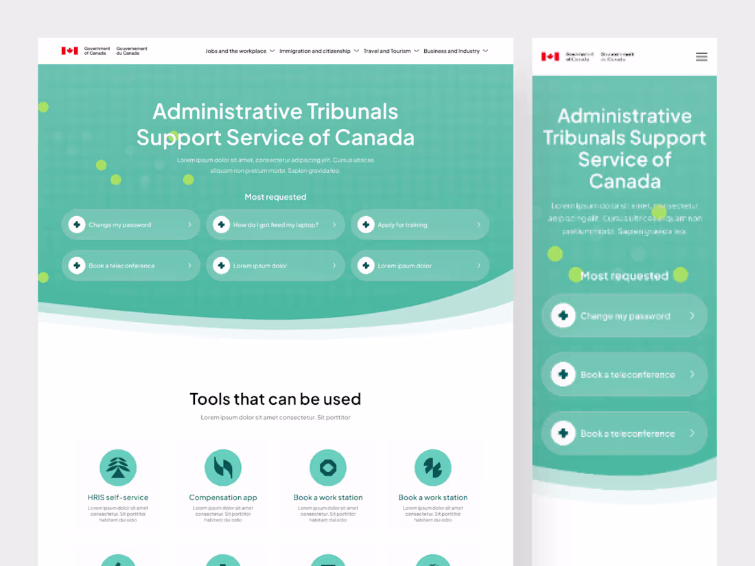 Cover image for ATSSC Canada Landing Page
