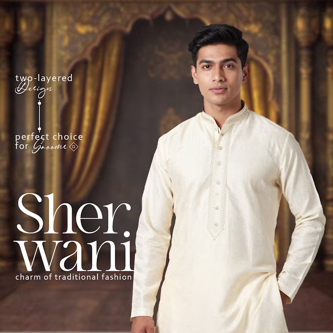 Cover image for Traditional dress panjabi and sherwani