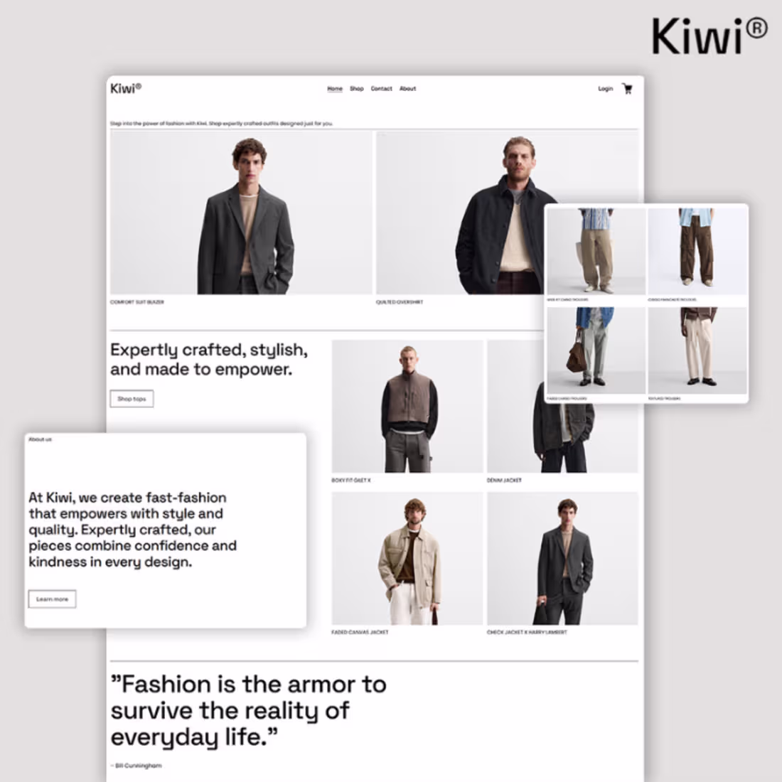Cover image for Kiwi | Squarespace Web Design