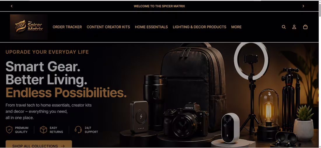 Cover image for Just finished a Shopify website