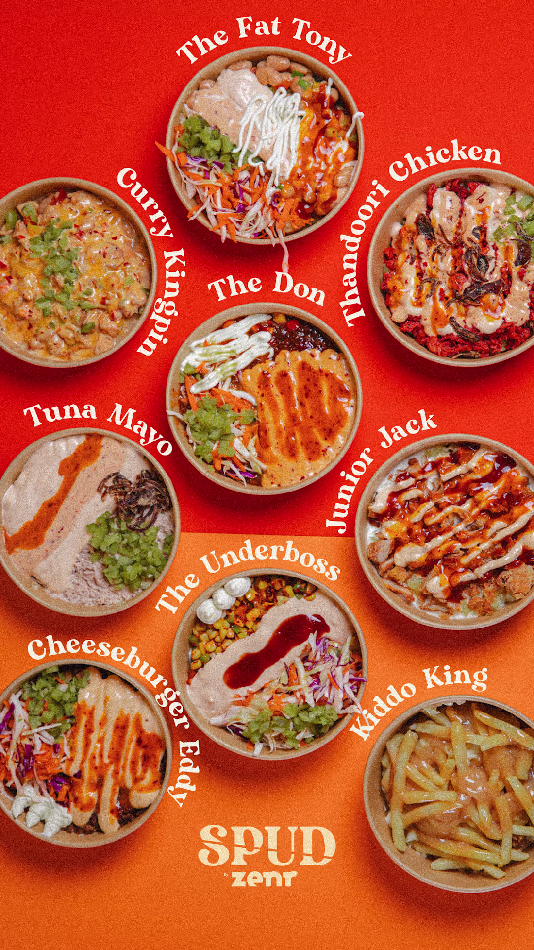 Cover image for Spuds Menu Design, For Social