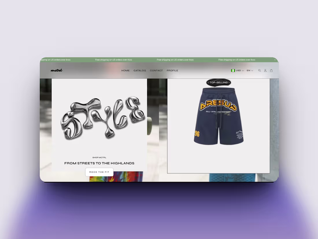 Cover image for Clean Shopify store design for Jort drawstring Product