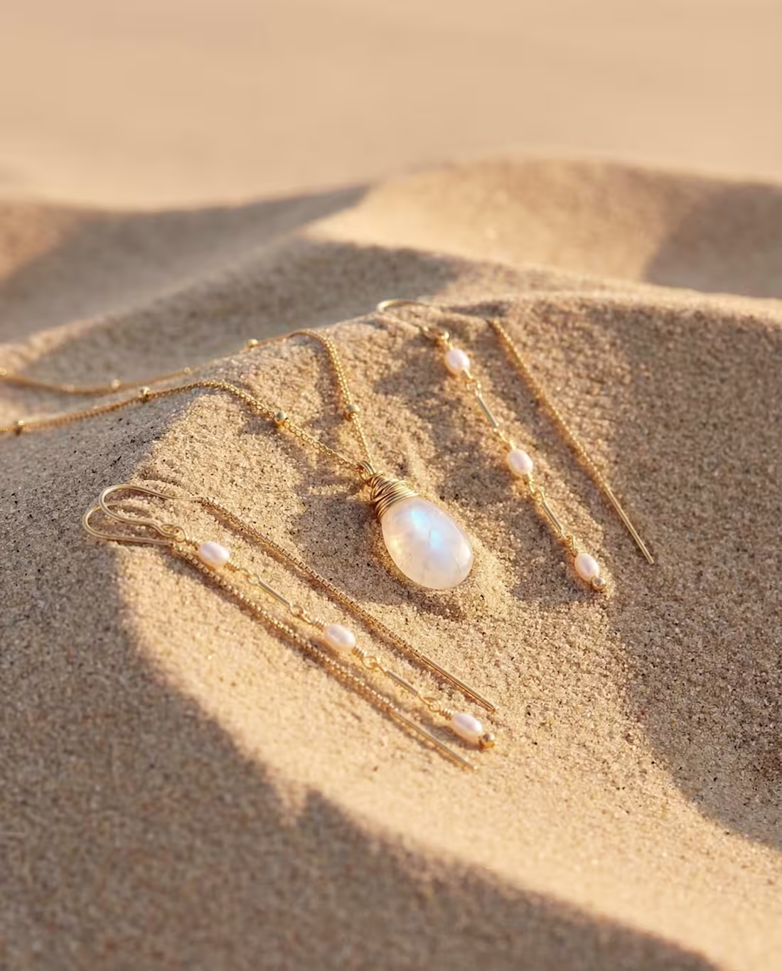 Cover image for A sunlit coastal jewelry campaign