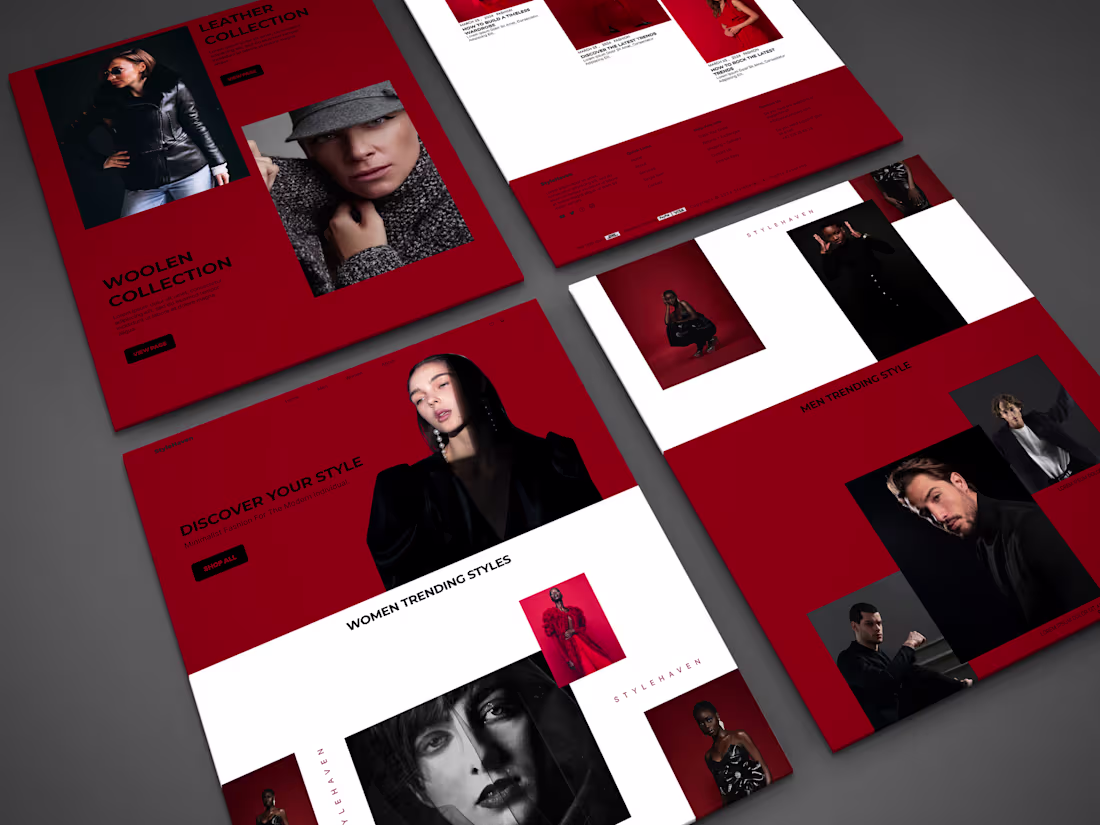 Cover image for Fashion E-Commerce Website Design