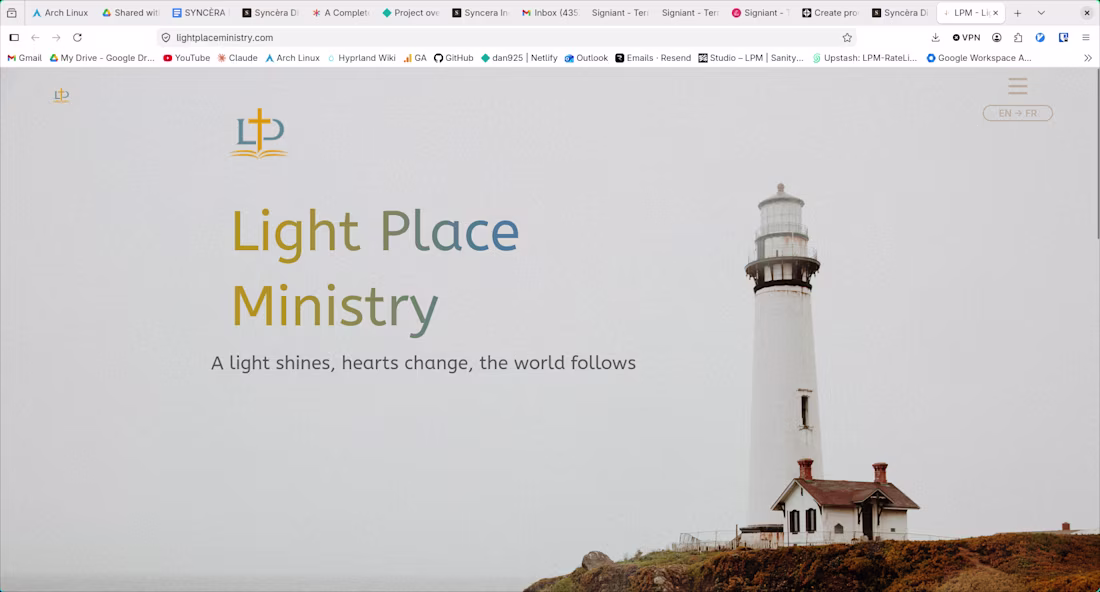 Cover image for Elegant and minimalist multi-page website