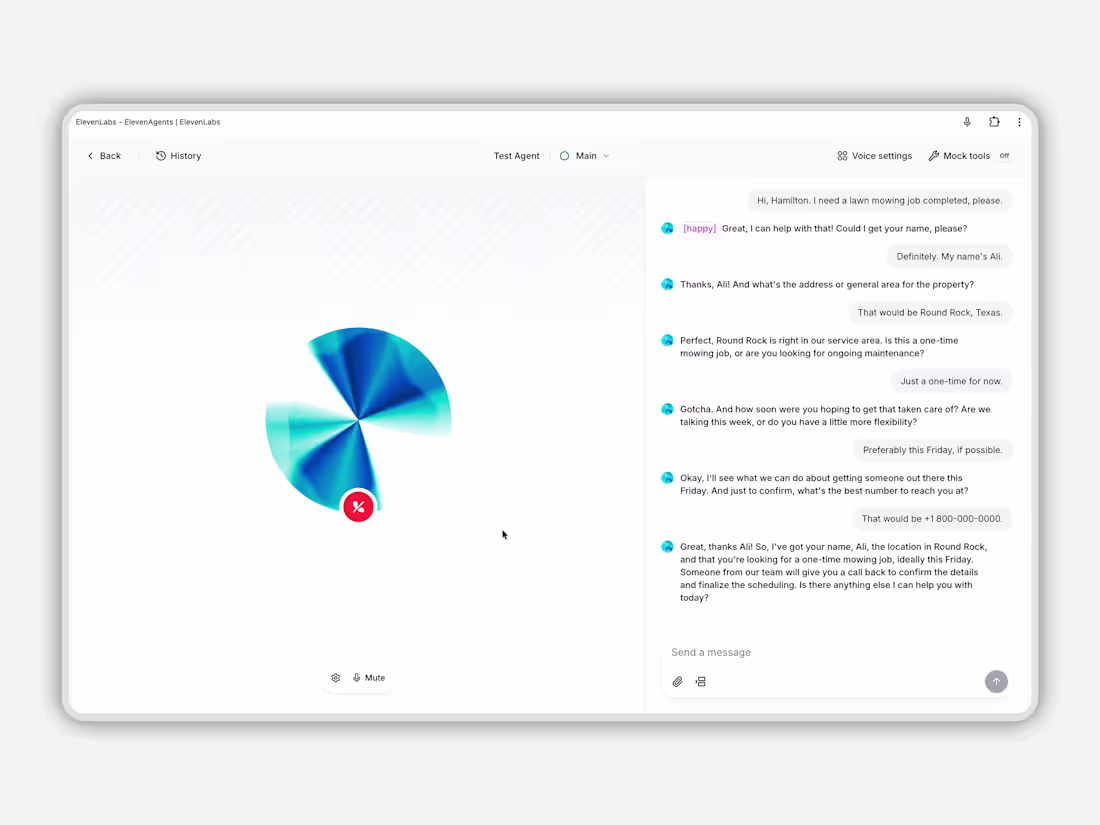 Cover image for Hamilton - AI Receptionist for Landscaping Business