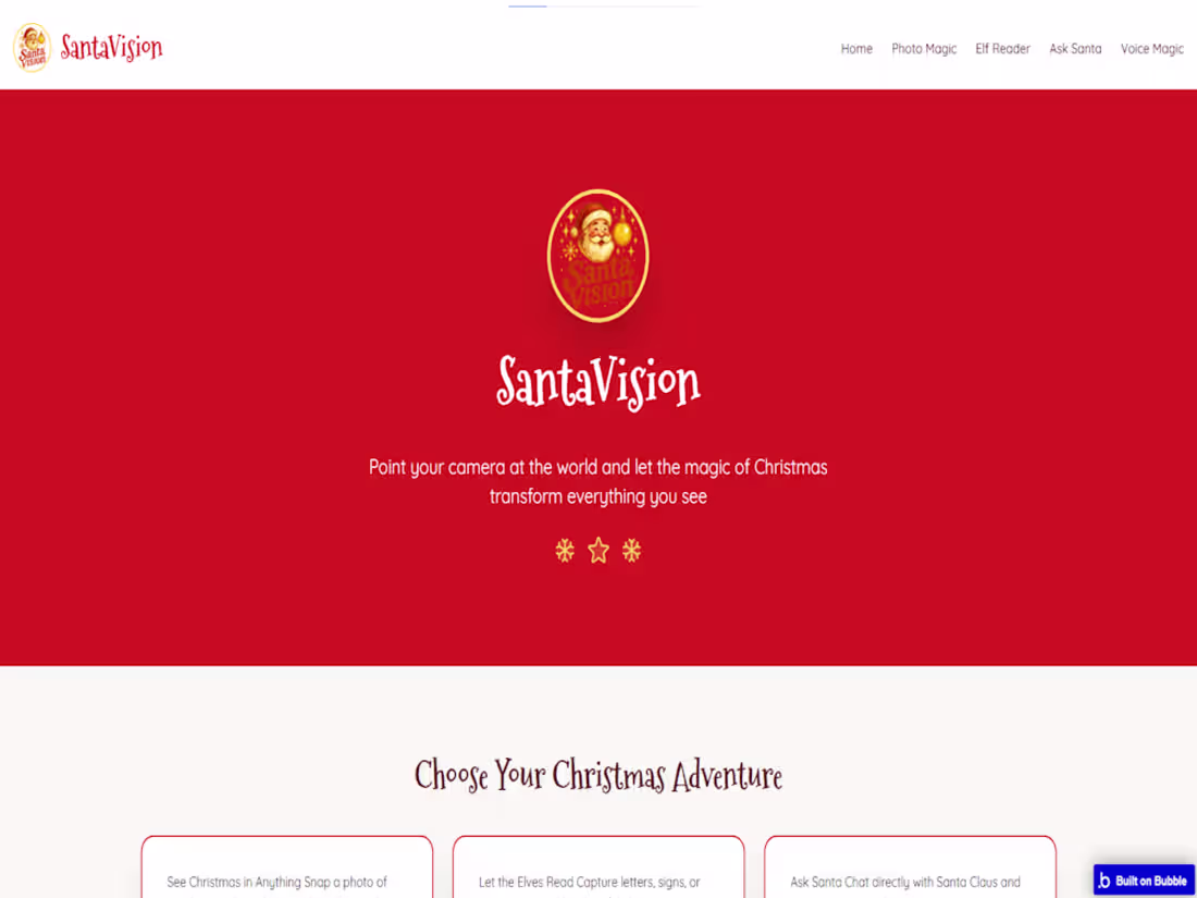 Cover image for SantaVision is a playful AI-powered Christmas assistant that...