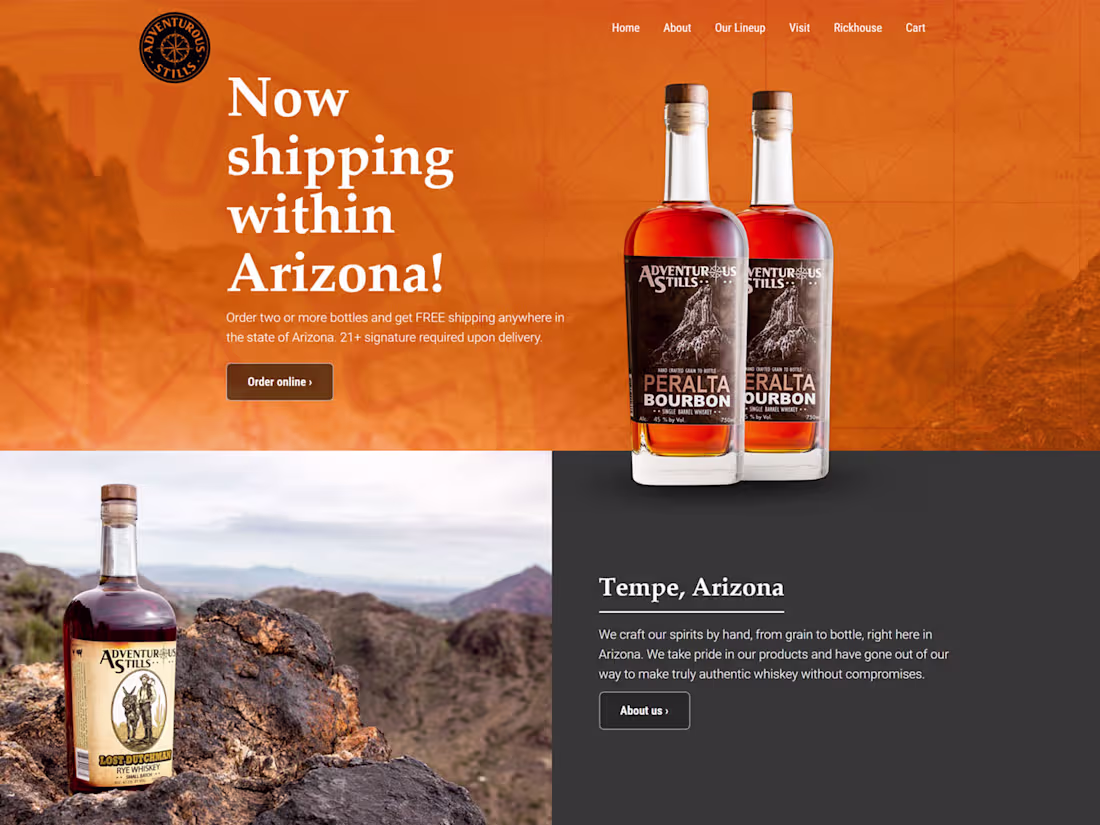 Cover image for Adventurous Stills Website