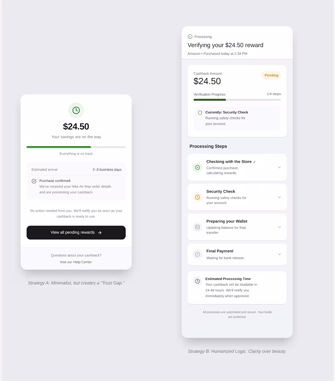 Cover image for Reduced Transaction Anxiety Through Humanized Payment States