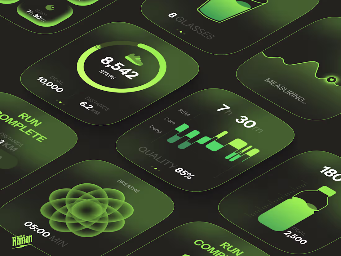 Cover image for Watch Fitness App UI