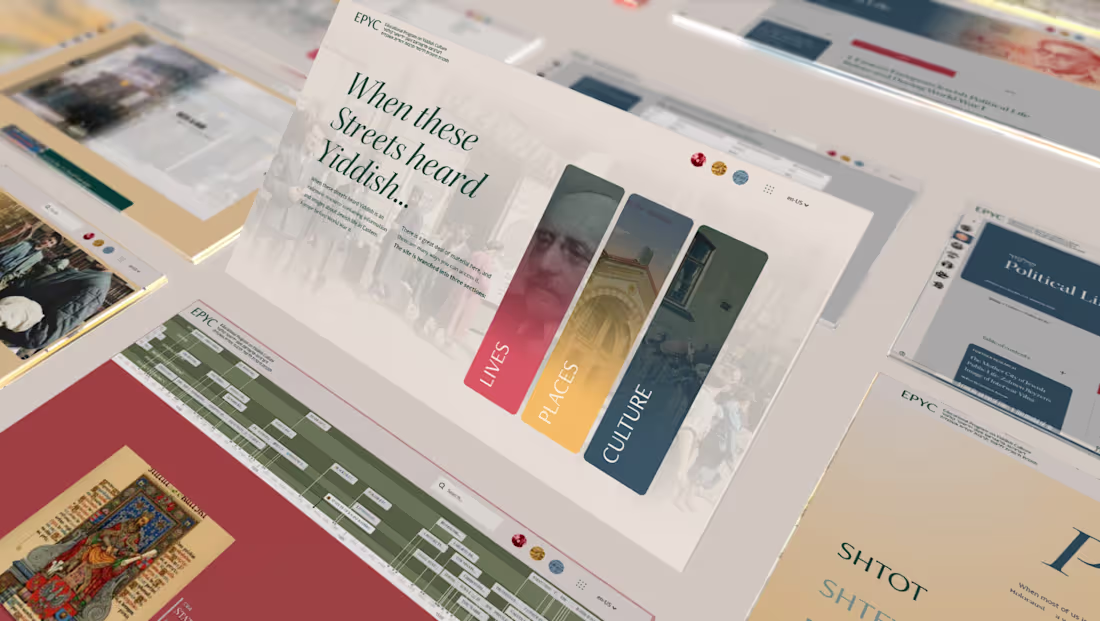 Cover image for Webflow site for yiddishculture.co (https://yiddishculture.co)