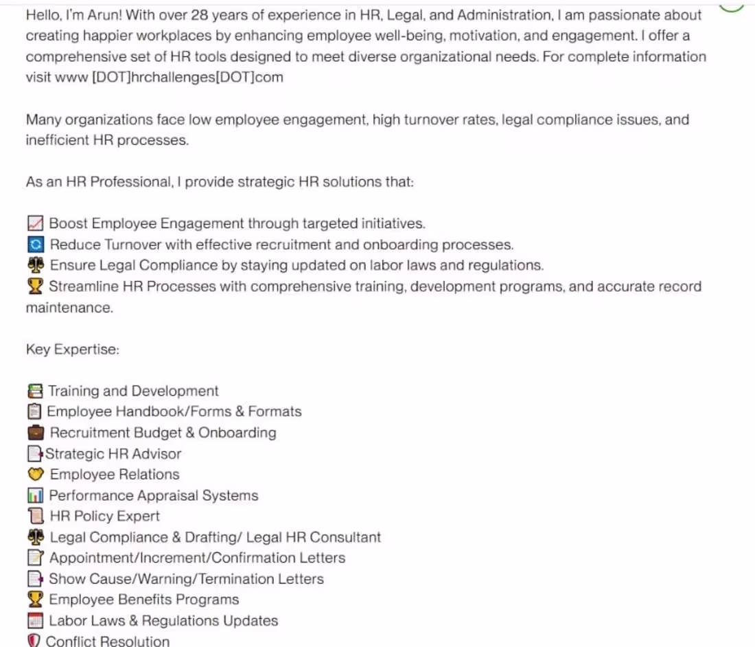 Cover image for Comprehensive HR Assessment Report