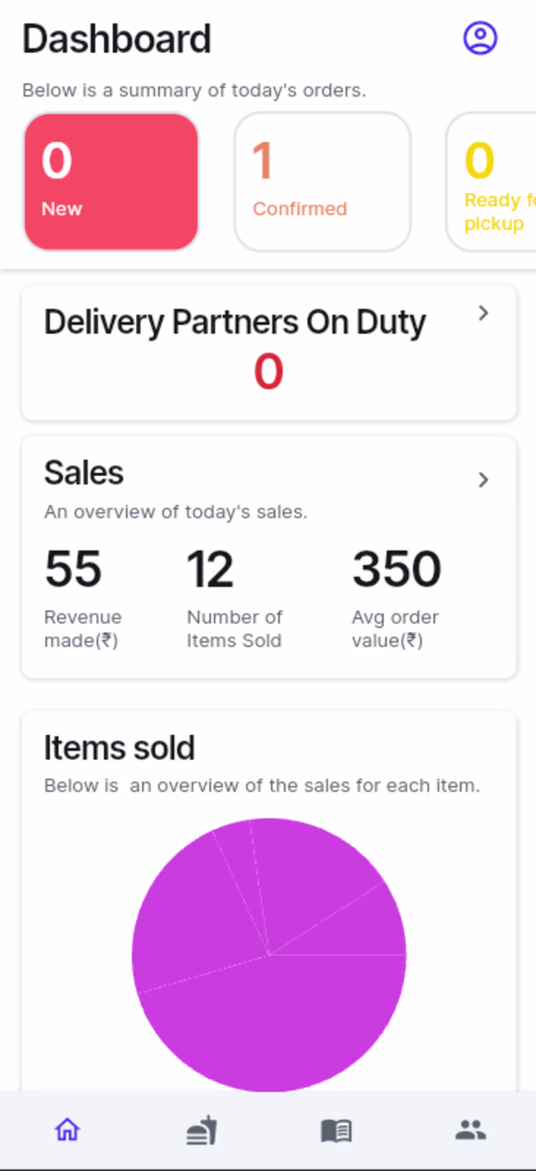 Cover image for Simple mobile app for restaurants