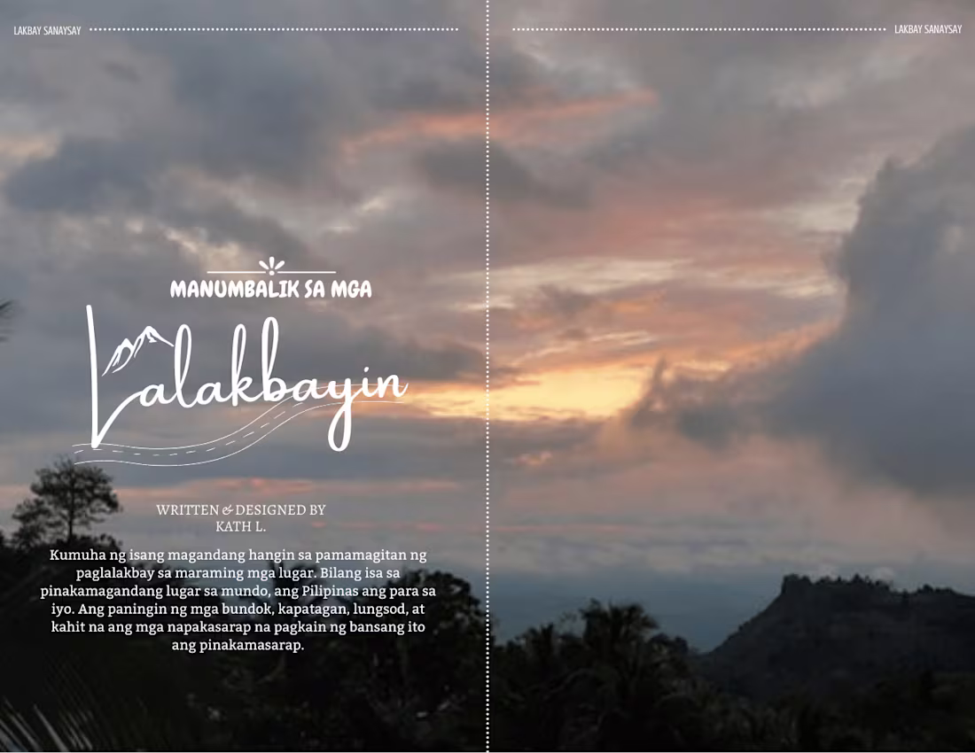 Cover image for Travel Magazine Layout Featuring Photography
