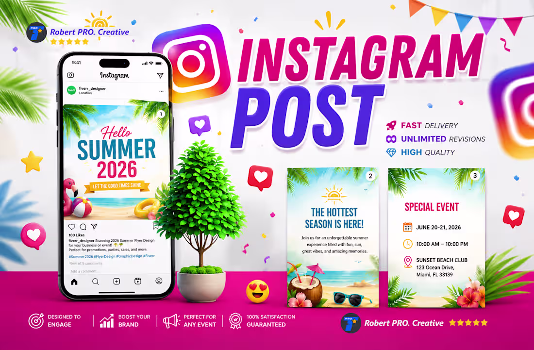 Cover image for PROFESSIONAL DESIGN SOCIAL MEDIA POST IMAGE