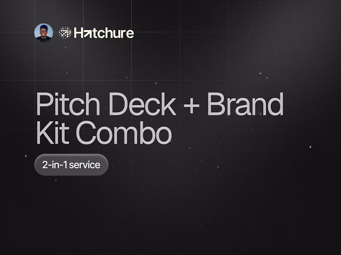 Cover image for Pitch Deck + Brand Kit Combo