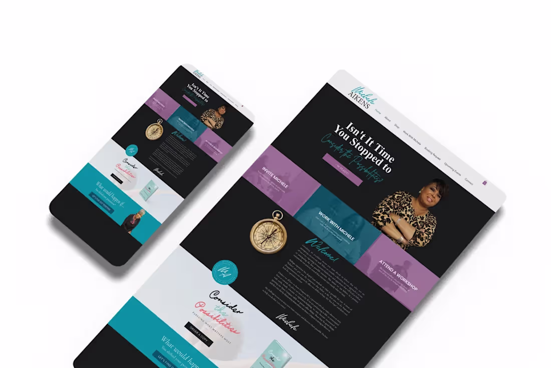 Cover image for Wix Website Design Mockup