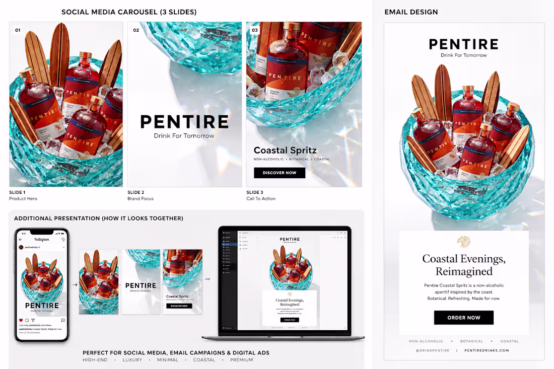 Cover image for Luxury Digital Campaign & Layout