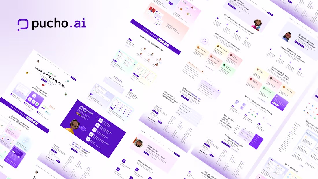Cover image for Pucho.ai (http://Pucho.ai) is a custom-designed