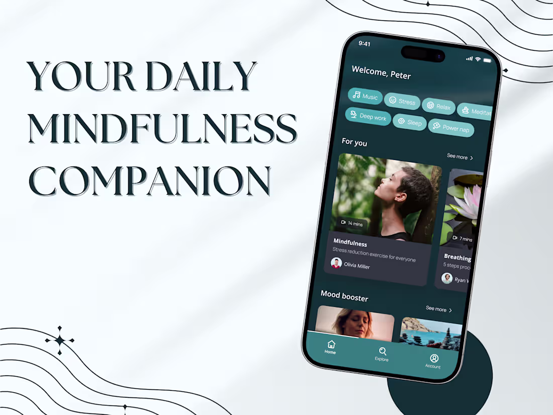 Cover image for Calmora Wellness App 