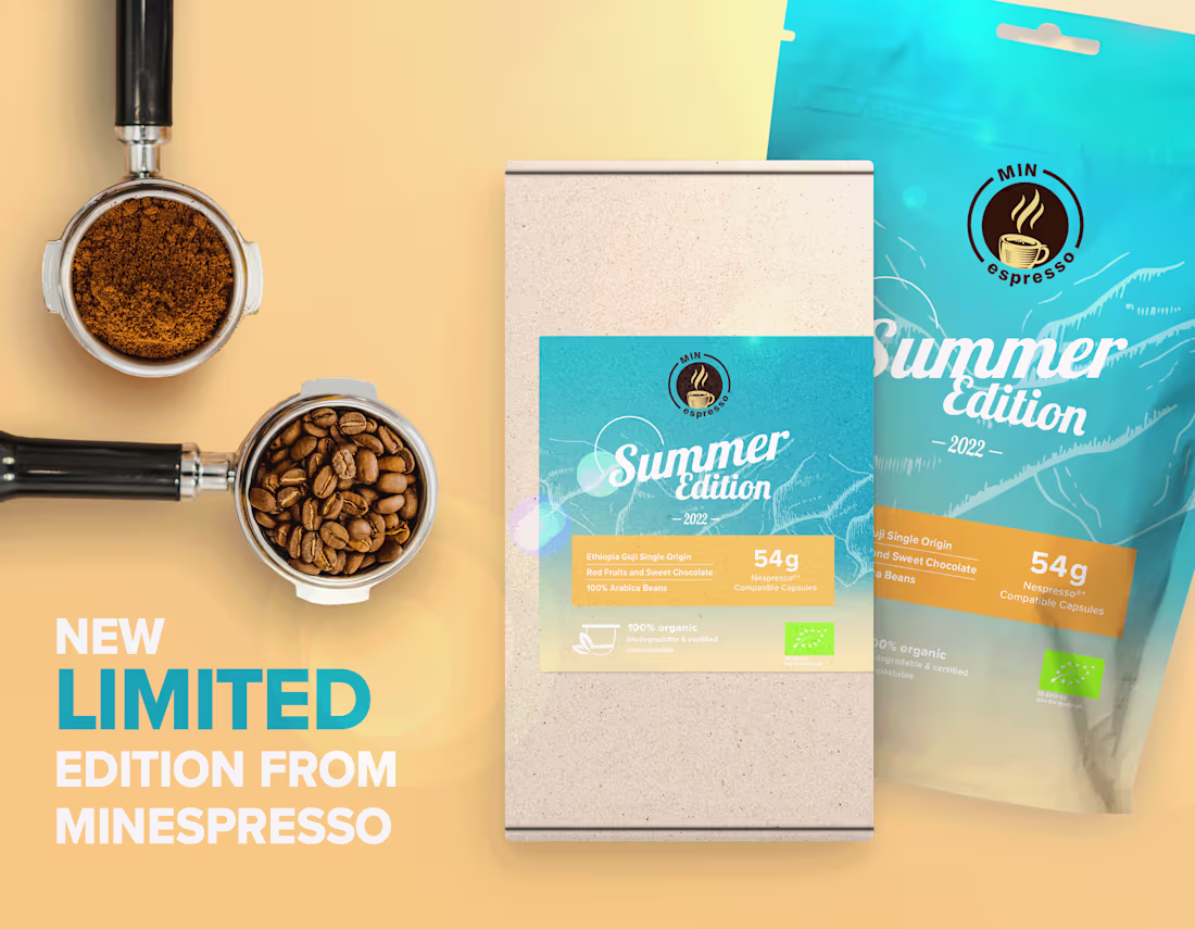 Cover image for Package Design for a new coffee editon by MinEspresso.