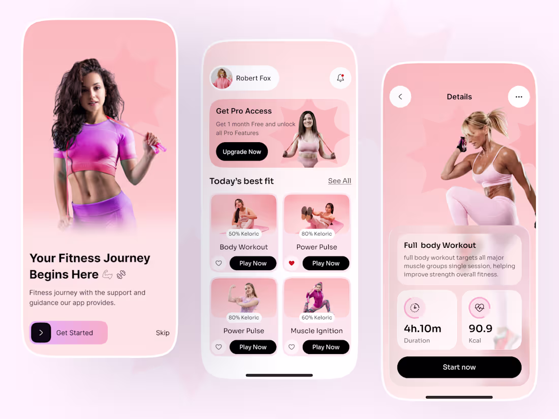 Cover image for Fitness App Design