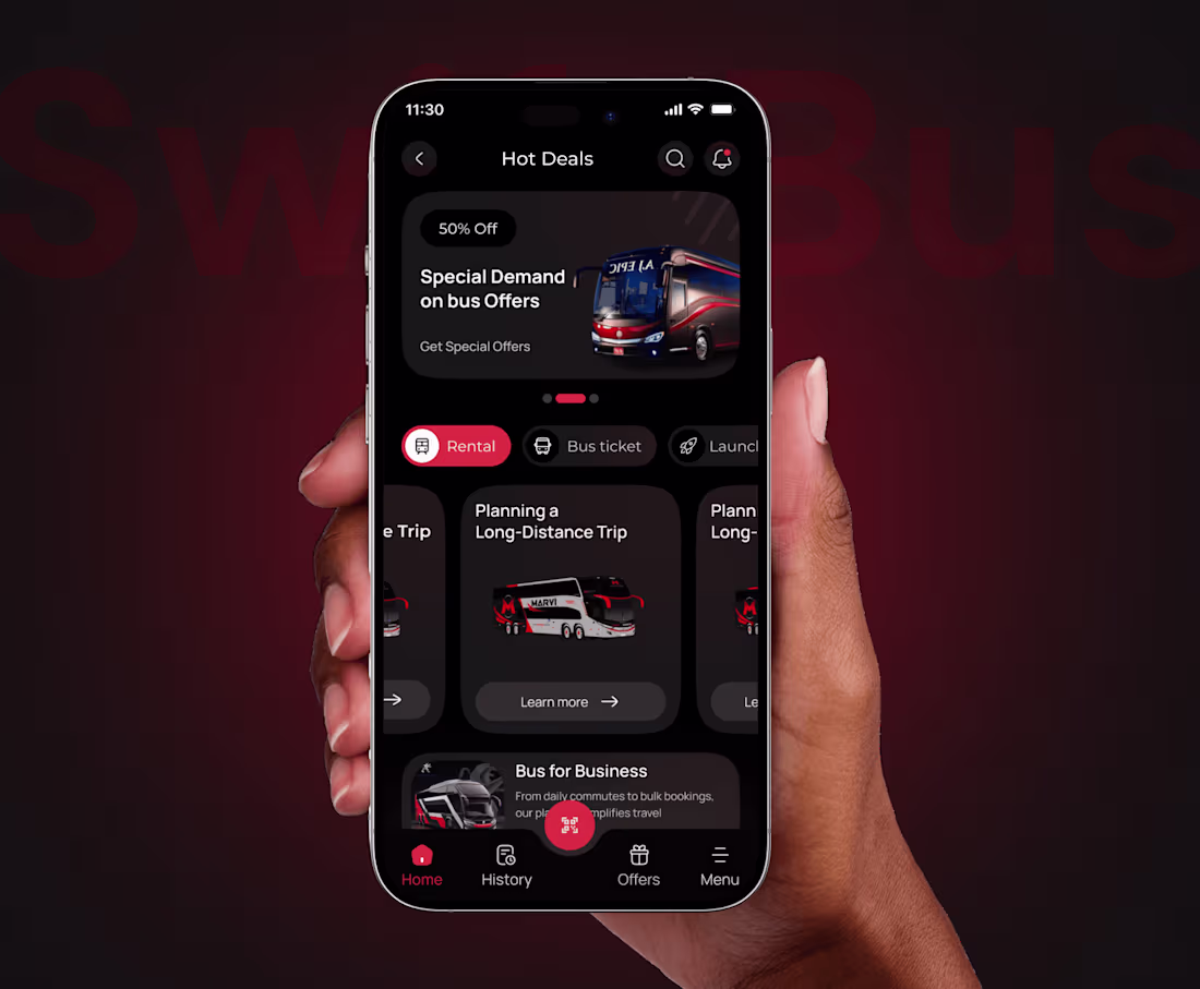 Cover image for Bus On demand in Dubai