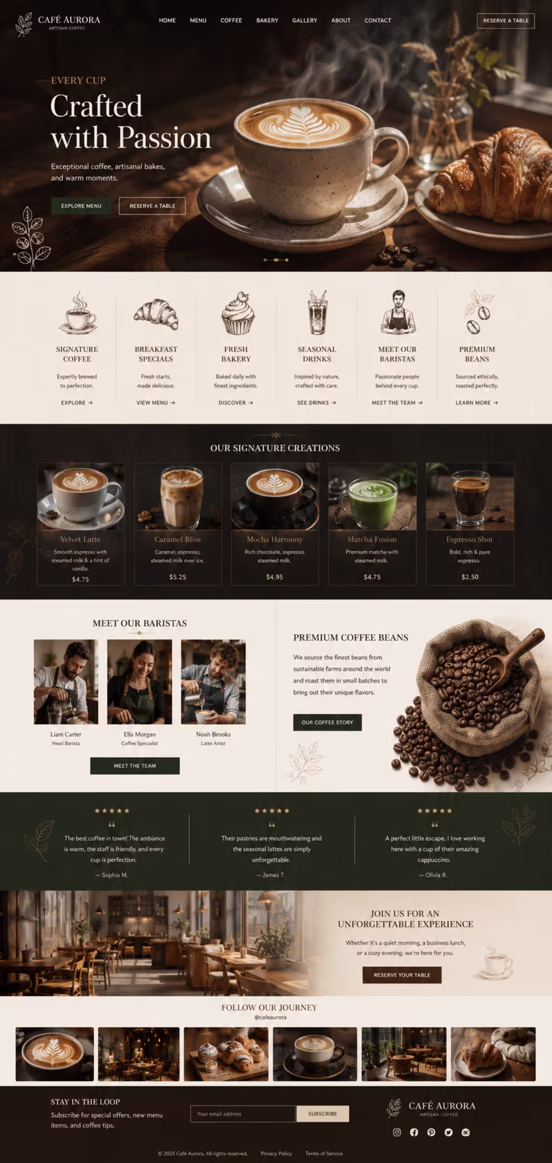 Cover image for This premium café website was