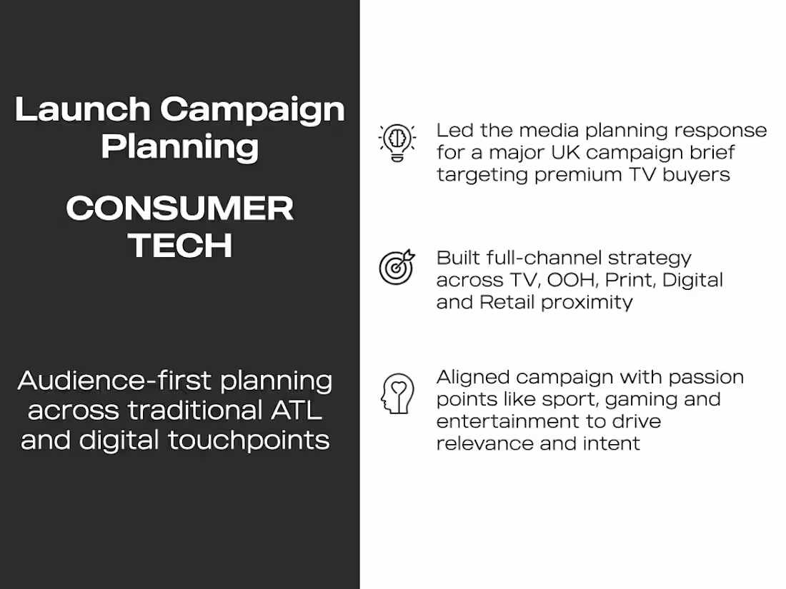 Cover image for Audience-First Campaign Planning – Consumer Tech