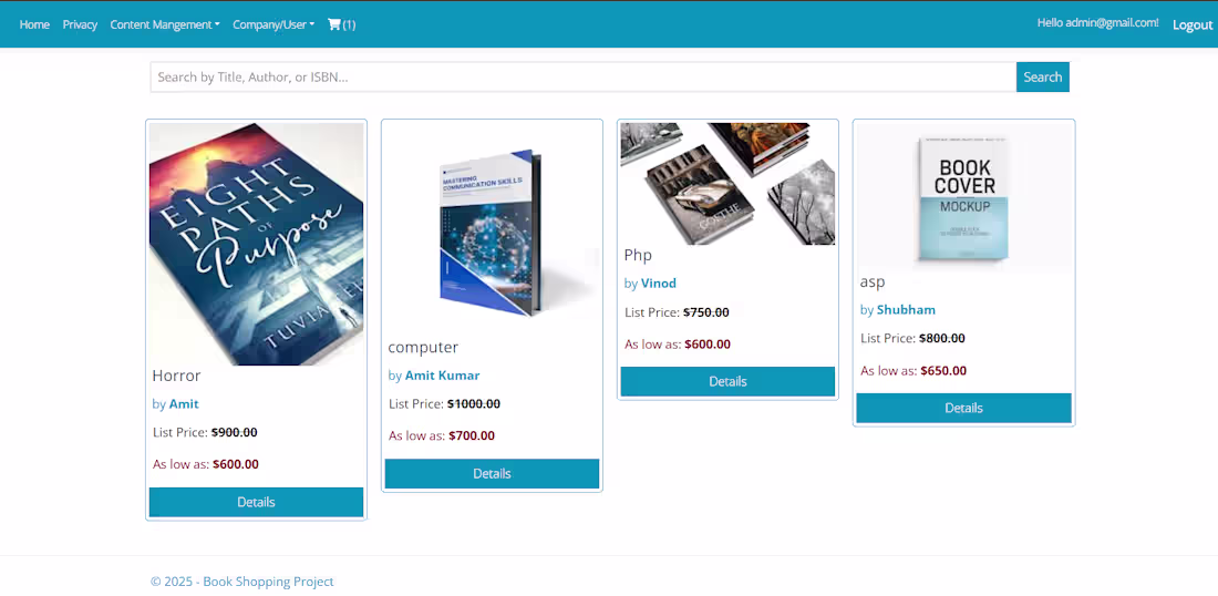Cover image for Admin Dashboard & API Management