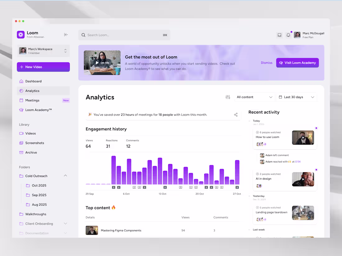 Cover image for Loom – UX/UI Redesign