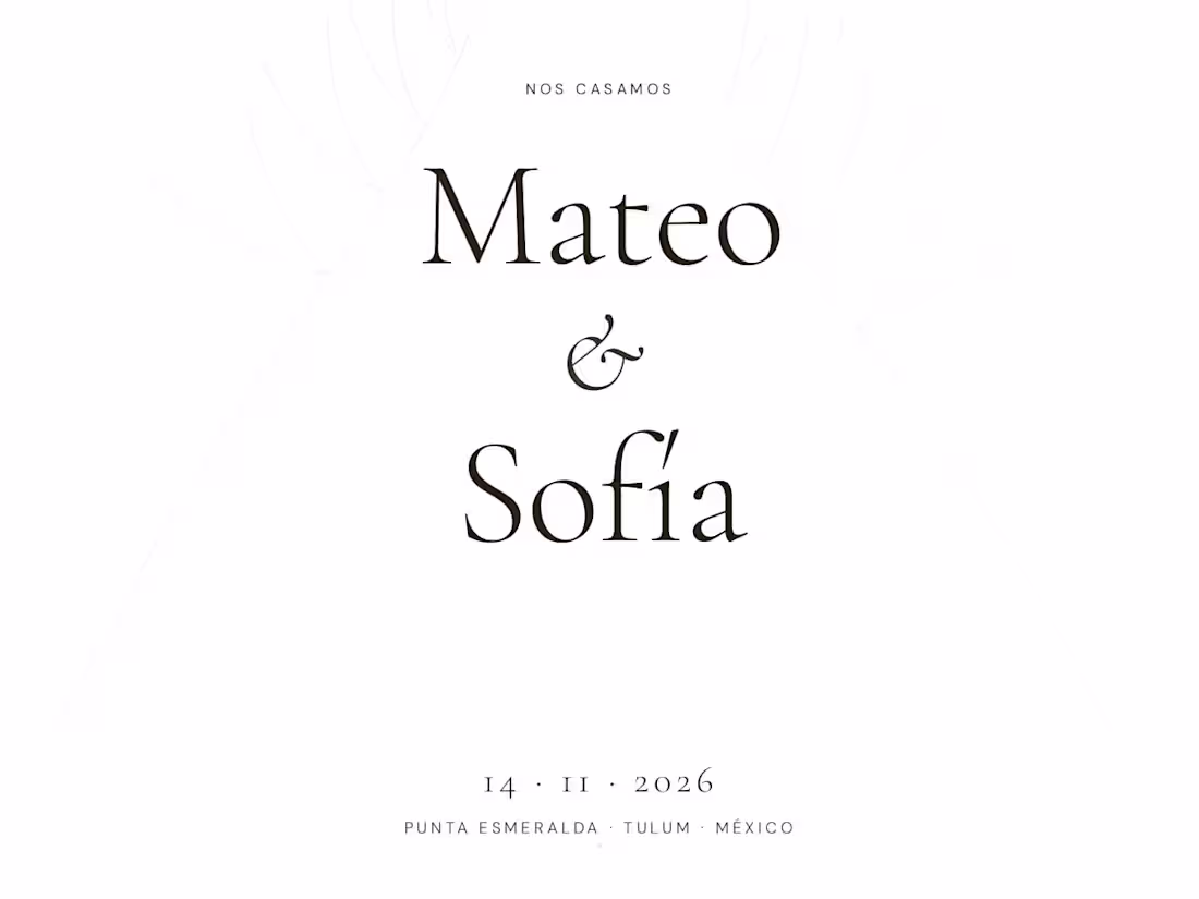 Cover image for Interactive wedding invitation — web