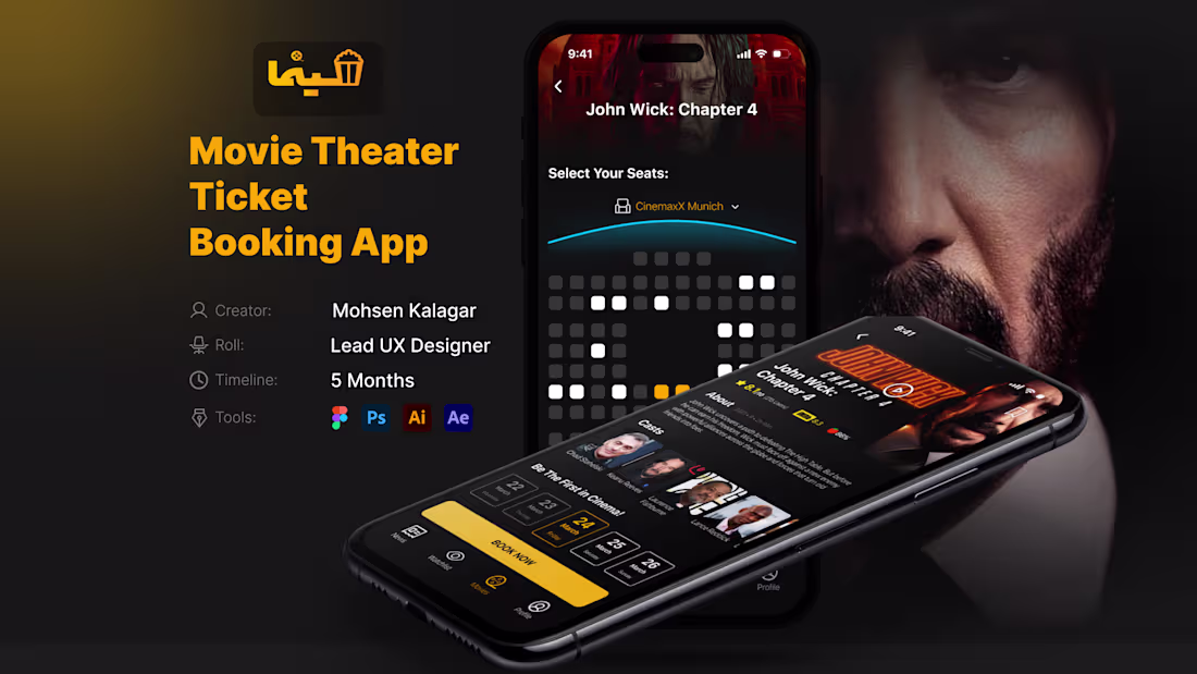 Cover image for Movie Theater Ticket Booking App