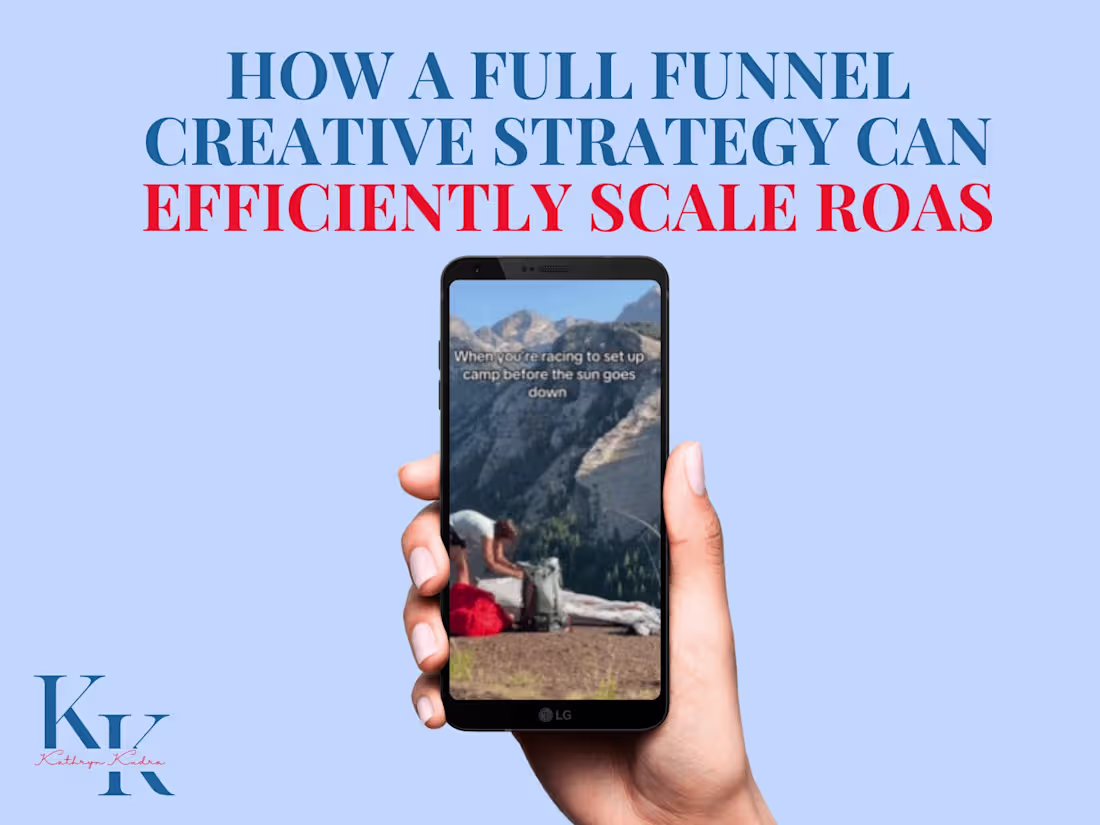 Cover image for Efficiently Scale ROAS with a Full Funnel Creative Strategy