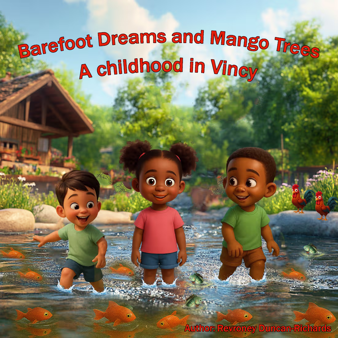 Cover image for Fantasy Children's Book Page Design