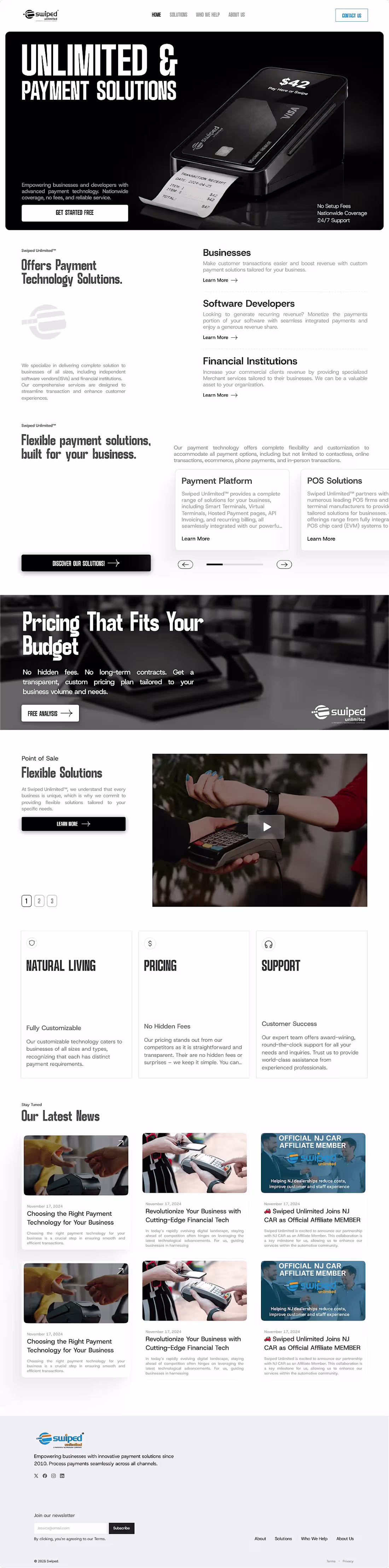 Cover image for Swiped Unlimited — Payment Technology