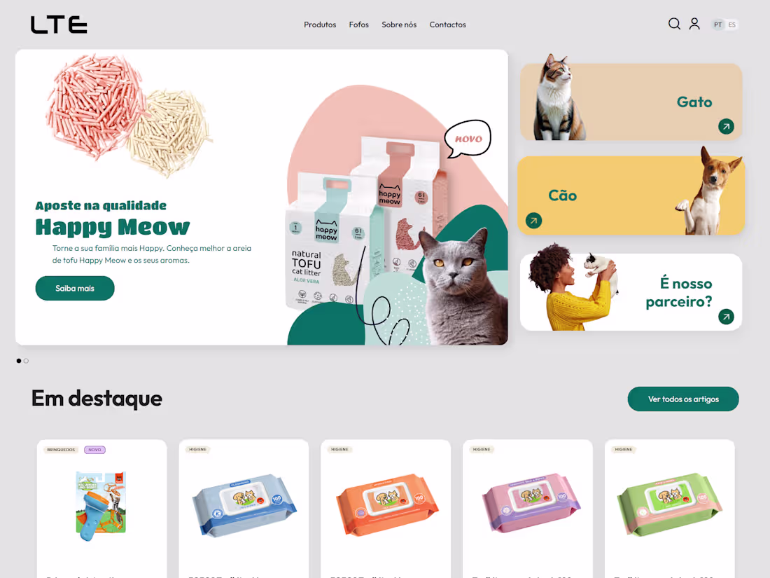 Cover image for LTE — Sustainable Pet Products
Institutional
