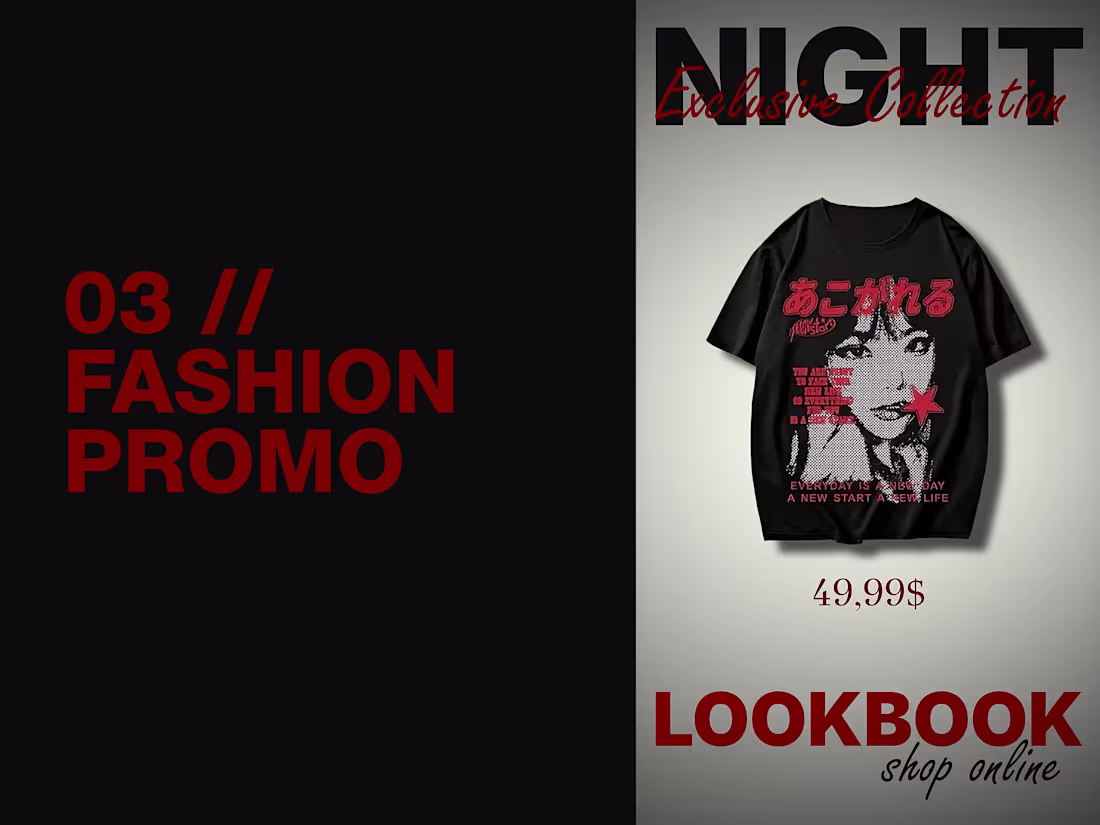 Cover image for An edgy, fast-paced fashion promo