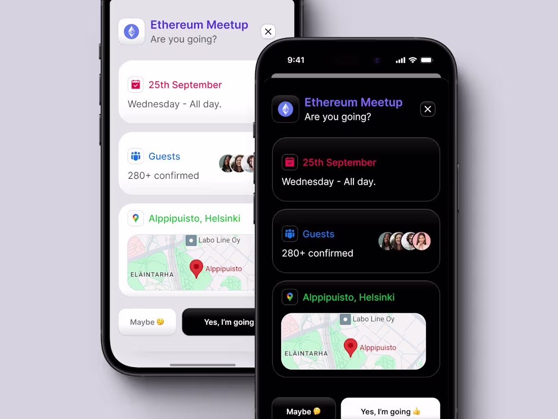 Cover image for Design concept for a mobile meeting app