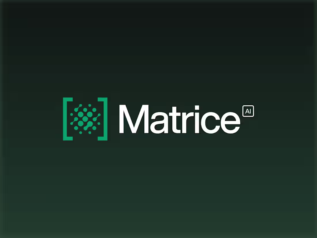 Cover image for Matrice — Turning Pixels into Intelligence