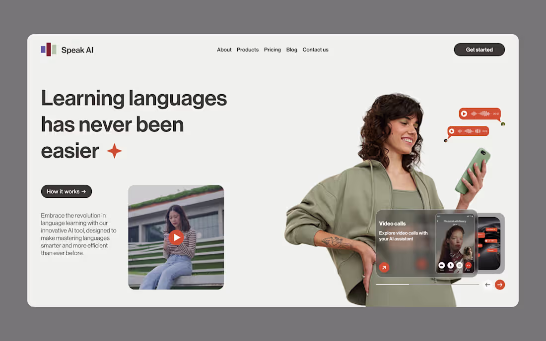 Cover image for Speak AI - Language Learning Platform