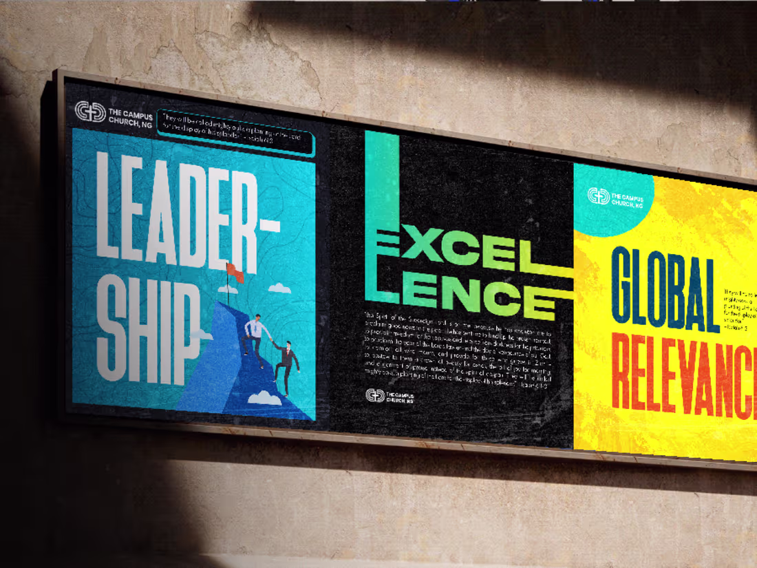 Cover image for BRAND IDENTITY DESIGN FOR THE CAMPUS CHURCH, NG